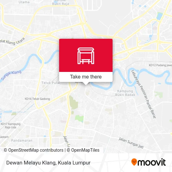 Dewan Melayu Klang map
