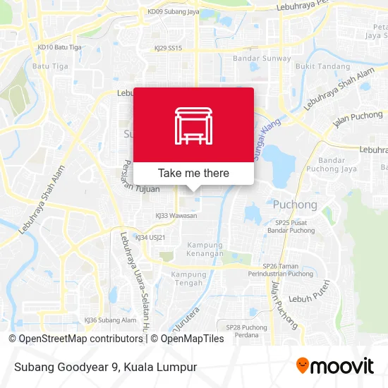 Subang Goodyear 9 map