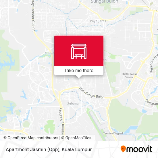 Apartment Jasmin (Opp) map