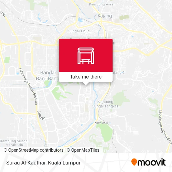 Surau Al-Kauthar map