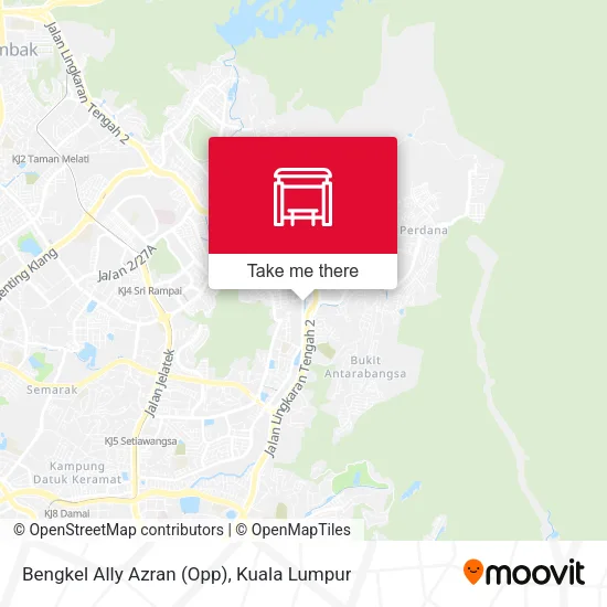 Bengkel Ally Azran (Opp) map