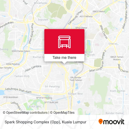 Spark Shopping Complex (Opp) map