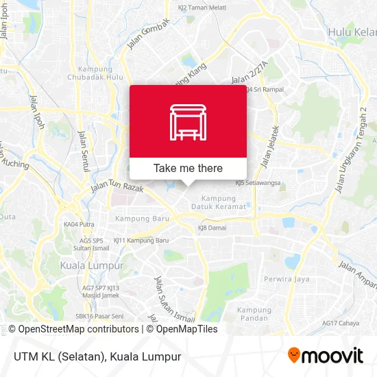 UTM KL (Selatan) map