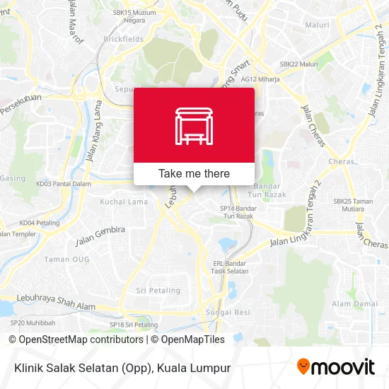 Klinik Salak Selatan (Opp) map