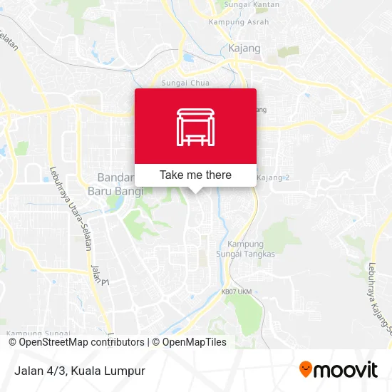 Jalan 4/3 map