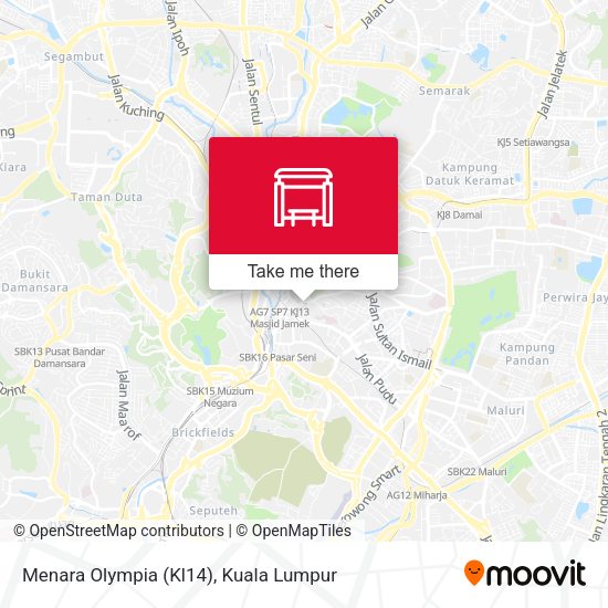 Menara Olympia (Kl14) map