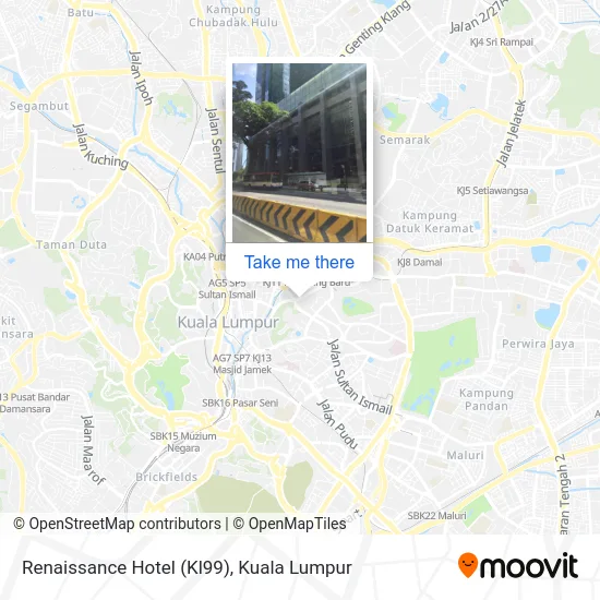 Renaissance Hotel (Kl99) map