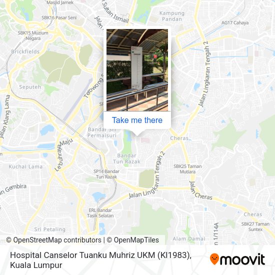 Hospital Canselor Tuanku Muhriz UKM (Kl1983) map