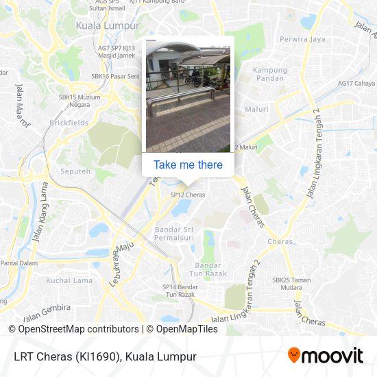 Peta LRT Cheras (Kl1690)
