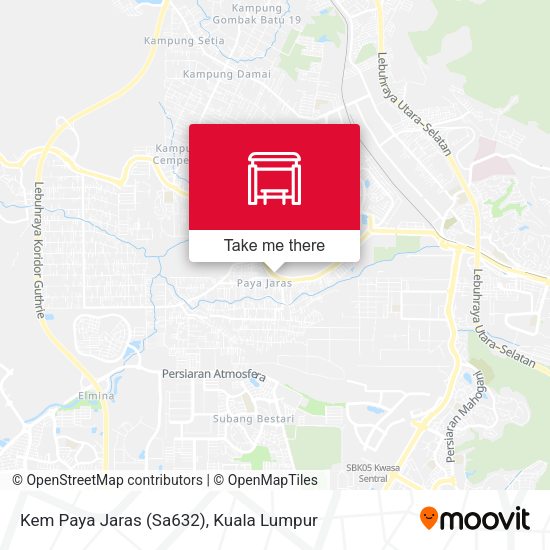 Kem Paya Jaras (Sa632) map