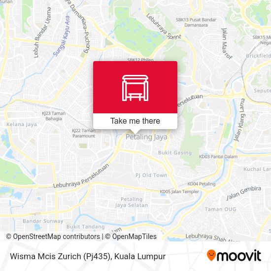 Peta Wisma Mcis Zurich (Pj435)