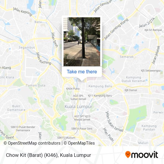 Chow Kit (Barat) (Kl46) map