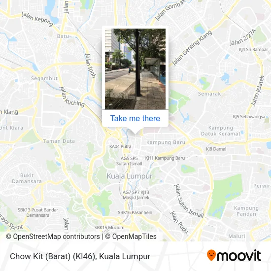 Chow Kit (Barat) (Kl46) map