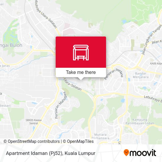 Apartment Idaman (Pj52) map