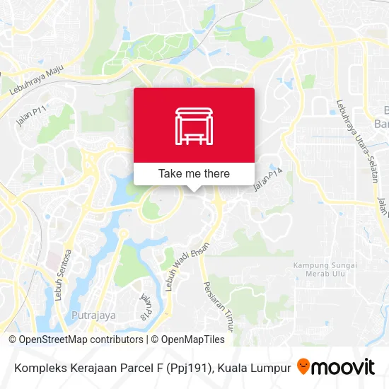 Kompleks Kerajaan Parcel F (Ppj191) map