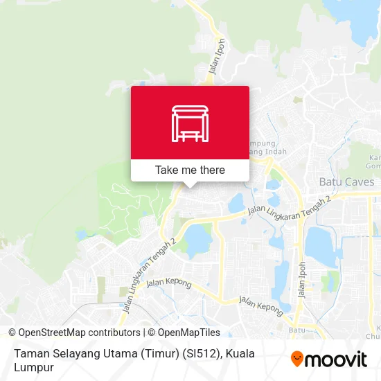 Taman Selayang Utama (Timur) (Sl512) map