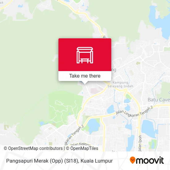 Pangsapuri Merak (Opp) (Sl18) map