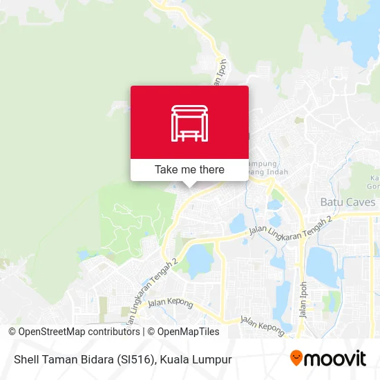 Shell Taman Bidara (Sl516) map
