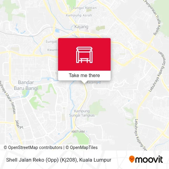 Shell Jalan Reko (Opp) (Kj208) map