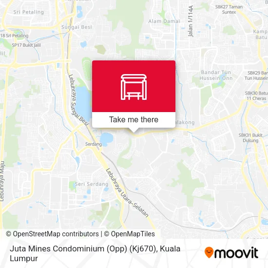 Juta Mines Condominium (Opp) (Kj670) map