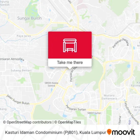 Kasturi Idaman Condominium (Pj801) map