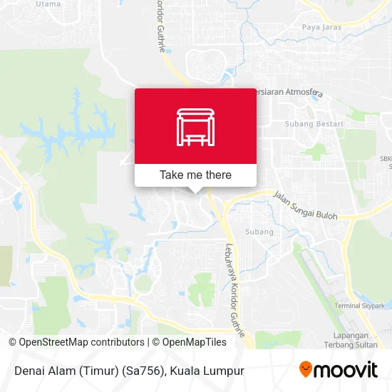 Denai Alam (Timur) (Sa756) map