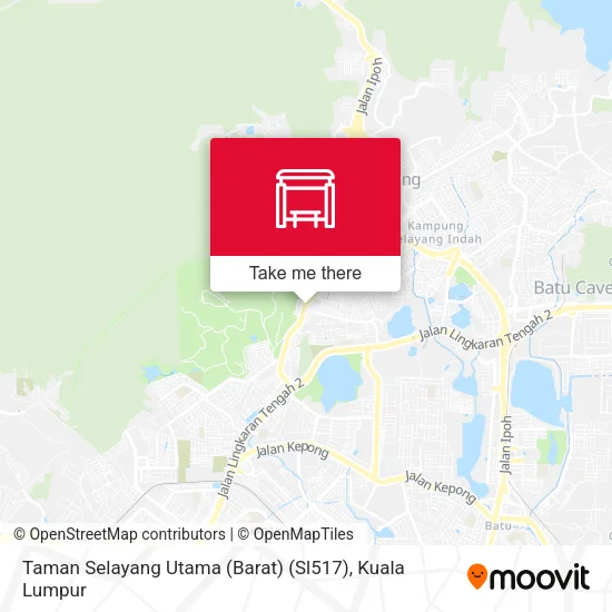 Taman Selayang Utama (Barat) (Sl517) map