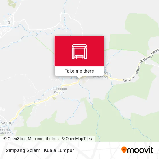 Simpang Gelami map