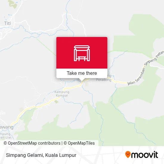 Simpang Gelami map