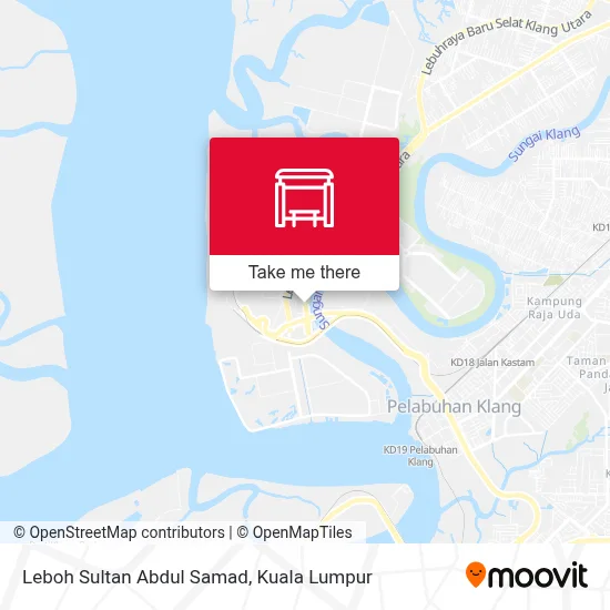 Leboh Sultan Abdul Samad map