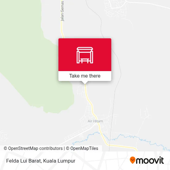 Felda Lui Barat map