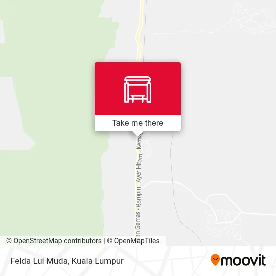 Felda Lui Muda map