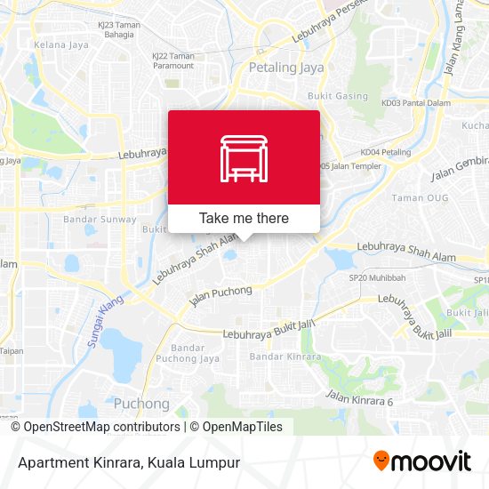 Apartment Kinrara map