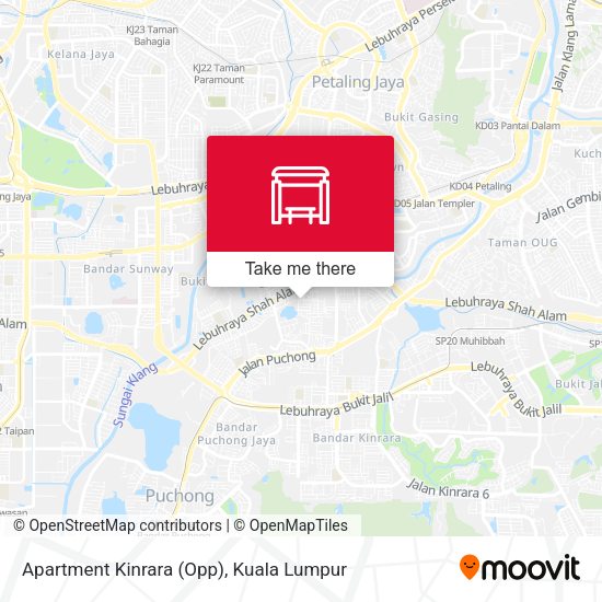 Apartment Kinrara (Opp) map