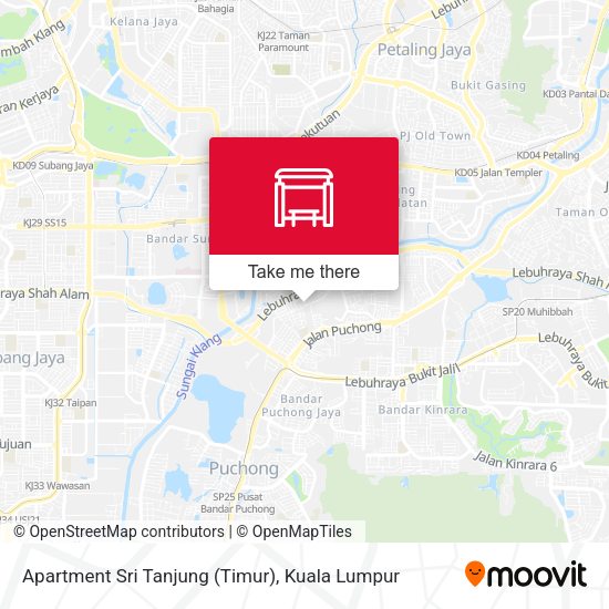 Apartment Sri Tanjung (Timur) map