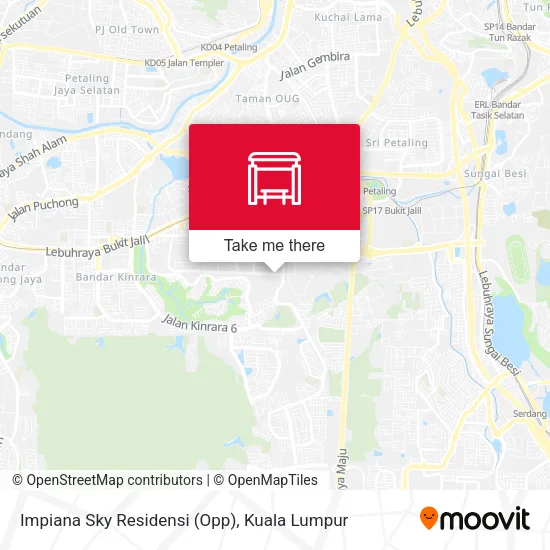 Impiana Sky Residensi (Opp) map