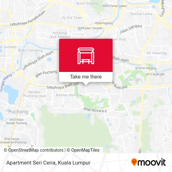 Apartment Seri Ceria map