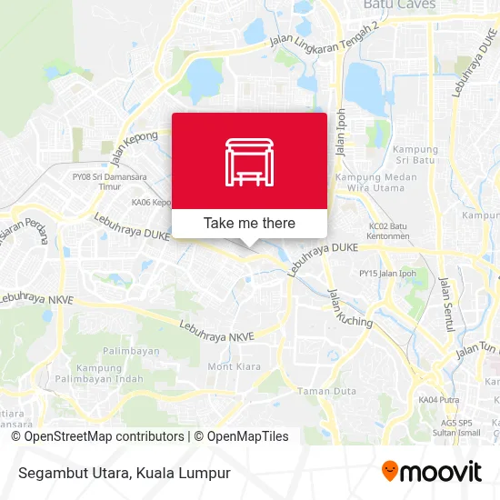 Segambut Utara map