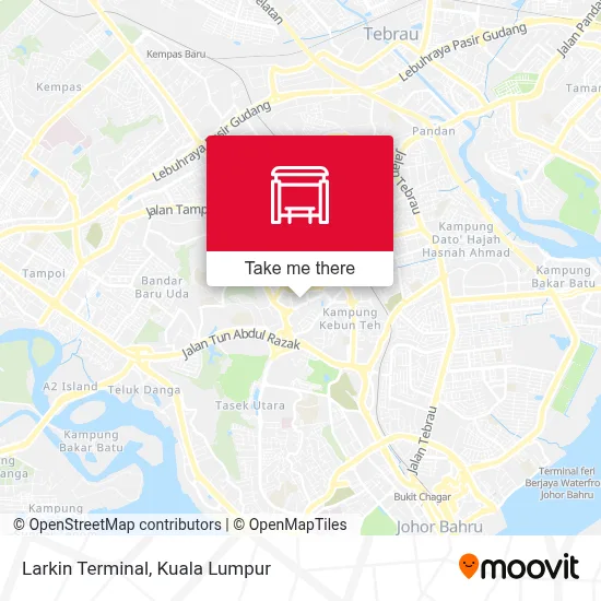 Larkin Terminal map