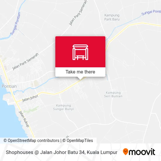 Shophouses @ Jalan Johor Batu 34 map
