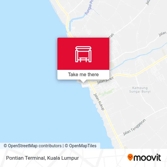 Pontian Terminal map