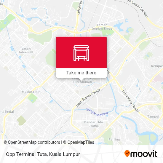 Opp Terminal Tuta map
