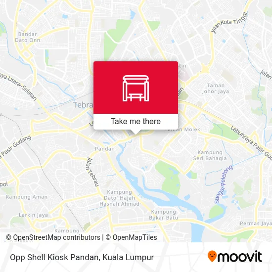 Opp Shell Kiosk Pandan map