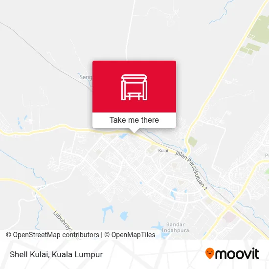 Shell Kulai map