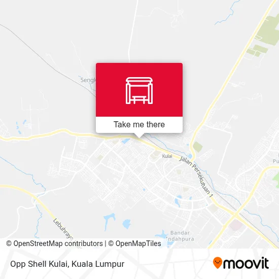 Opp Shell Kulai map