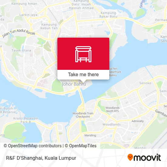 R&F D'Shanghai map