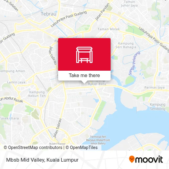 Mbsb Mid Valley map