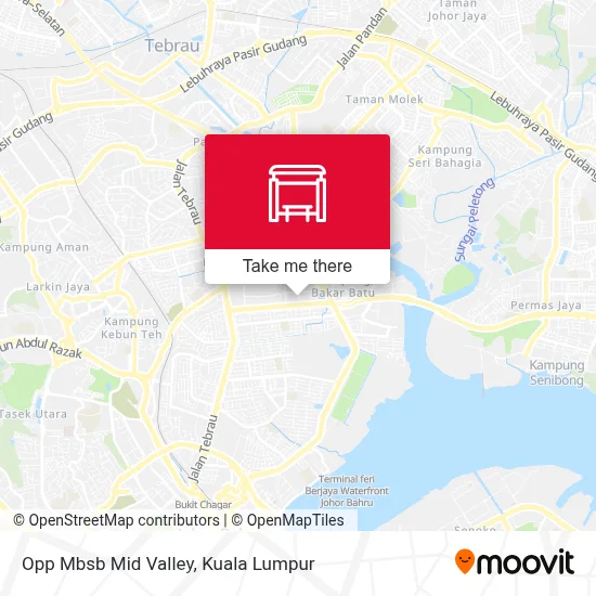 Opp Mbsb Mid Valley map