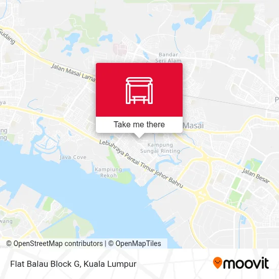 Flat Balau Block G map