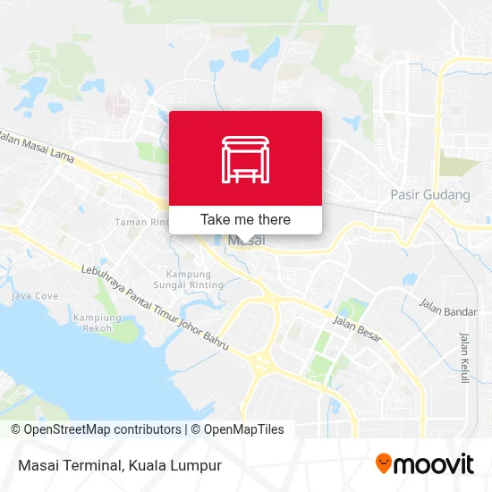 Masai Terminal map